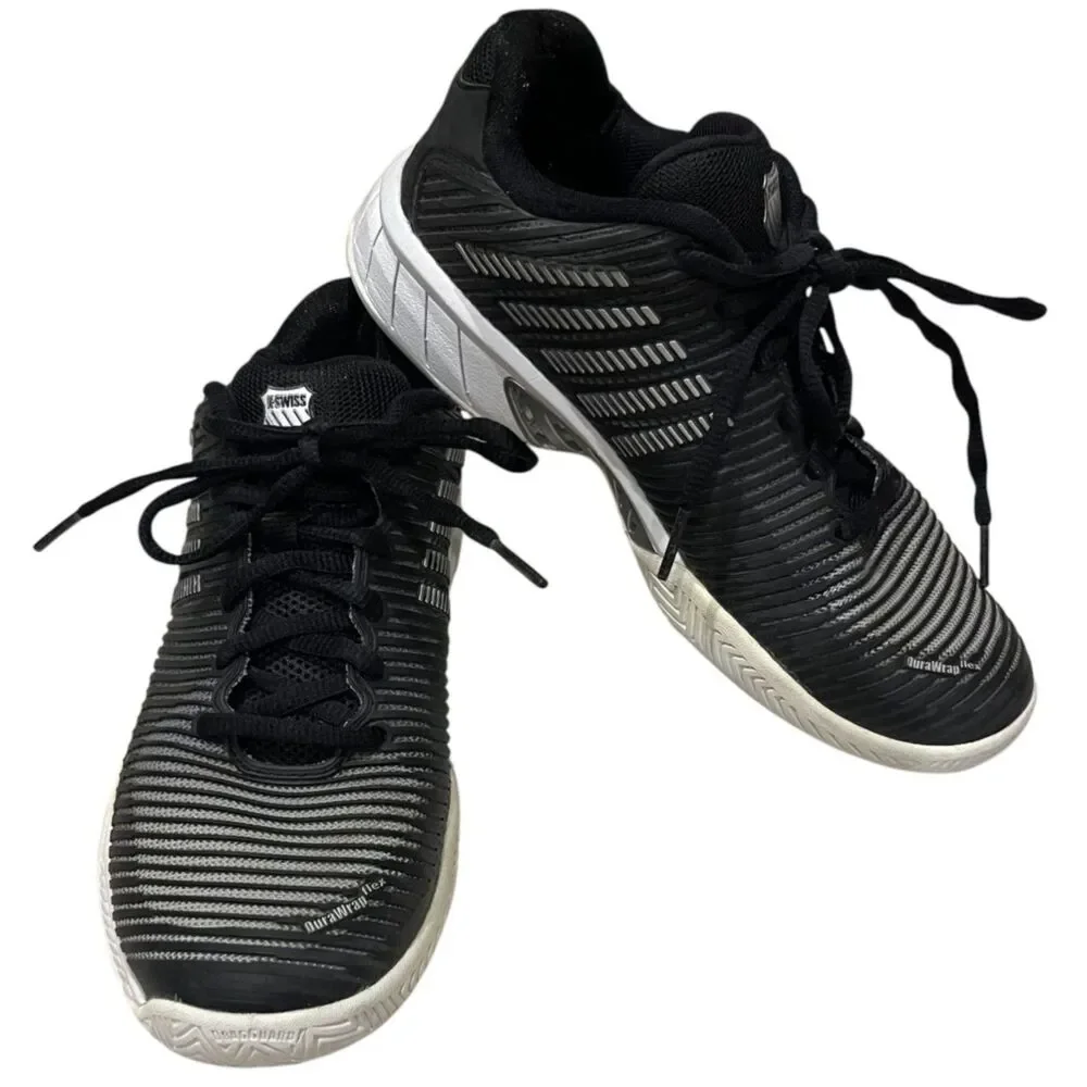 K-Swiss Women's Hypercourt Express 2 Surgelite Tennis Shoe BLACK Sz 7.5